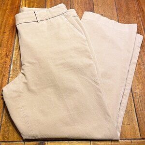 Talbots Beige Newport Curvy Pant. 12P